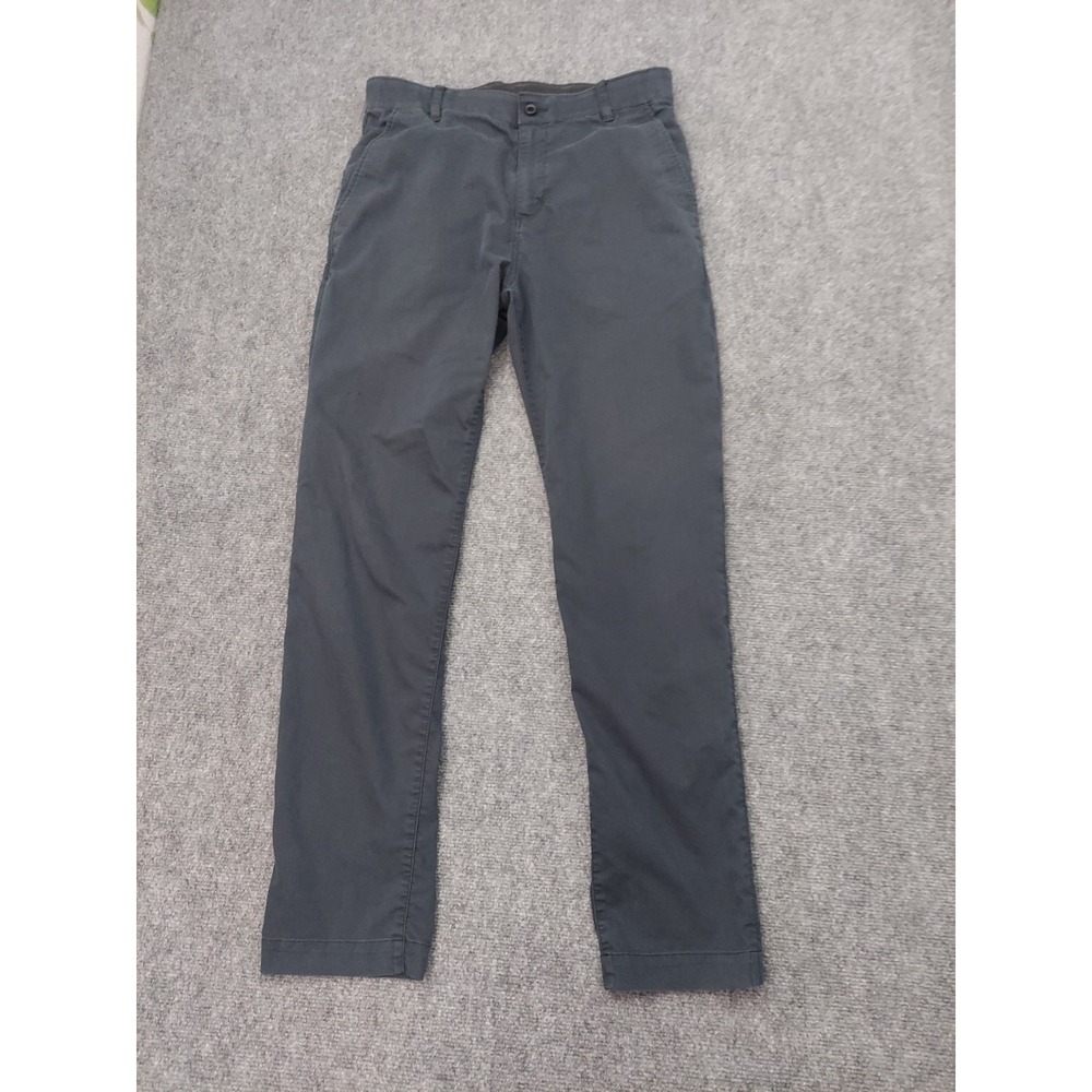 Nike Dri Fit Golf Pants Mens 32x34 (32x31) Blue Chino Medium Slim Fit flat Front